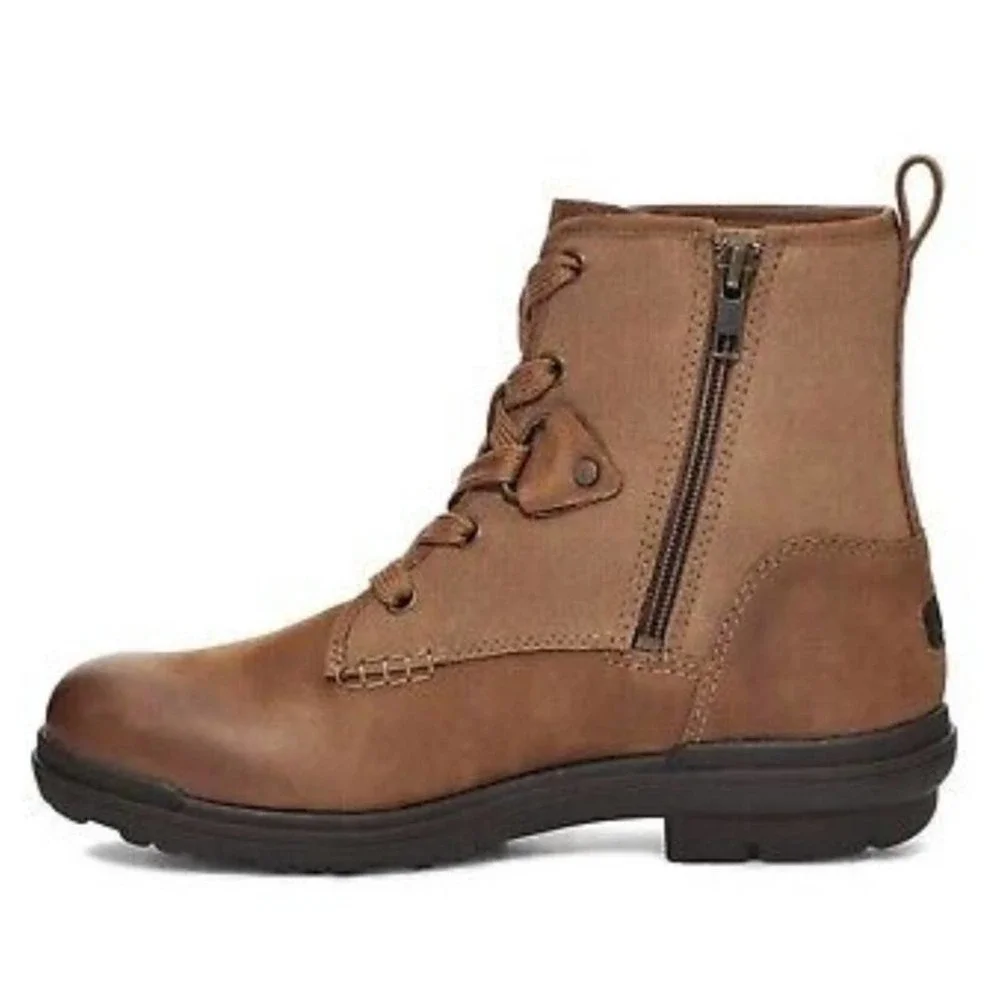 Ugg HAPSBURG LACE WATERPROOF LEATHER‎ BOOTS 1120781 women's size 8.5 new!!!